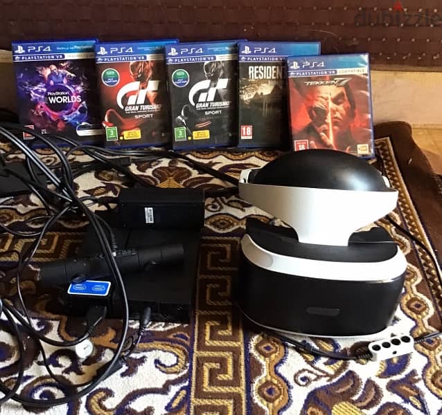 نظارة بلايستيشن VR PS4  وارد السعودية مع 5 شرايط العاب مميزة 7