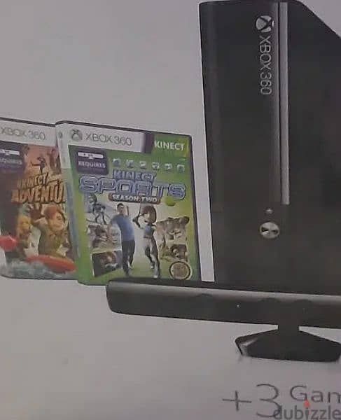 Xbox 360 جديد استخدام ٣ اسابيع ومعدل 1
