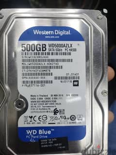 HDD WD blue 500G