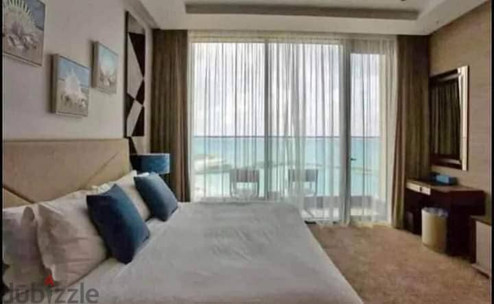 Apartment in Al Alamein Towers with air conditioners, fully finished, sea view, for sale 1