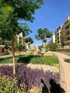 apartment 4 bedroom for sale in New Cairo on Suez Road (a wall in a wall with Madinaty)