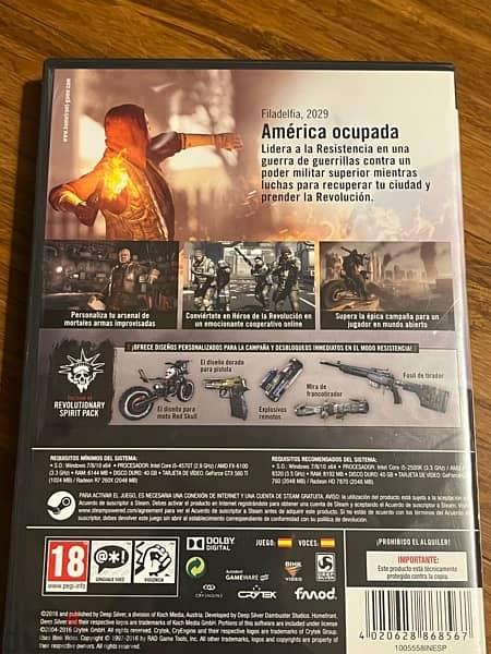PC games Rainbow x / homefront the revelotion 4