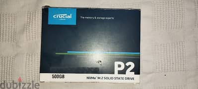 Crucial P2 500GB 3D NAND NVMe PCIe M. 2 SSD