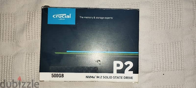Crucial P2 500GB 3D NAND NVMe PCIe M. 2 SSD 0