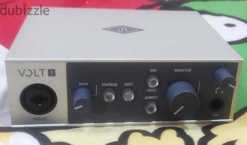 كارت صوت من شركة universal audio volt 1 بحالة ممتازة وكأنه جديد 0