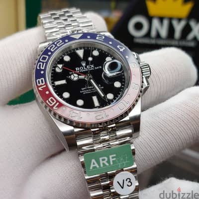 Super Clone Rolex GMT Master 2 Pepsi V3 ETA swiss 3285 movement40mm,AR