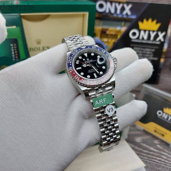 Super Clone Rolex GMT Master 2 Pepsi V3 ETA swiss 3285 movement40mm,AR 1