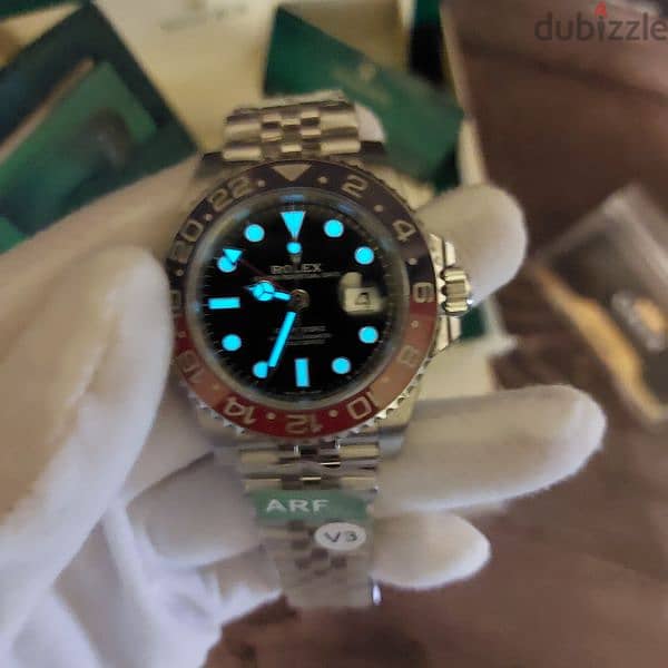 Super Clone Rolex GMT Master 2 Pepsi V3 ETA swiss 3285 movement40mm,AR 12