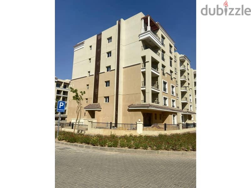 Ready to move apartment for sale, 148 sqm in installments with a prime view, in Sarai Mostakbal City 5