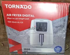TORNADO Air Fryer 1550 Watt 4 Liter متبرشمة 0