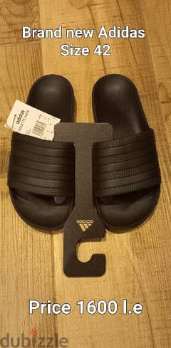 Two Brand new Adidas flip-flop