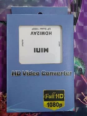 محول موصل HDMI الى اوديو فيديو/مركب من CVBS S - فيديو ار سي ايه، ان تي 1