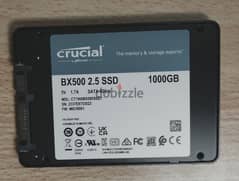 crucial SSD 1000GB BX500 2.5