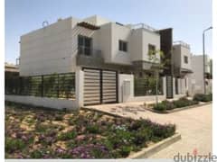 Twin house villa view landscape 280 sqm for sale ready to move  in Hyde Park Compound New Cairo