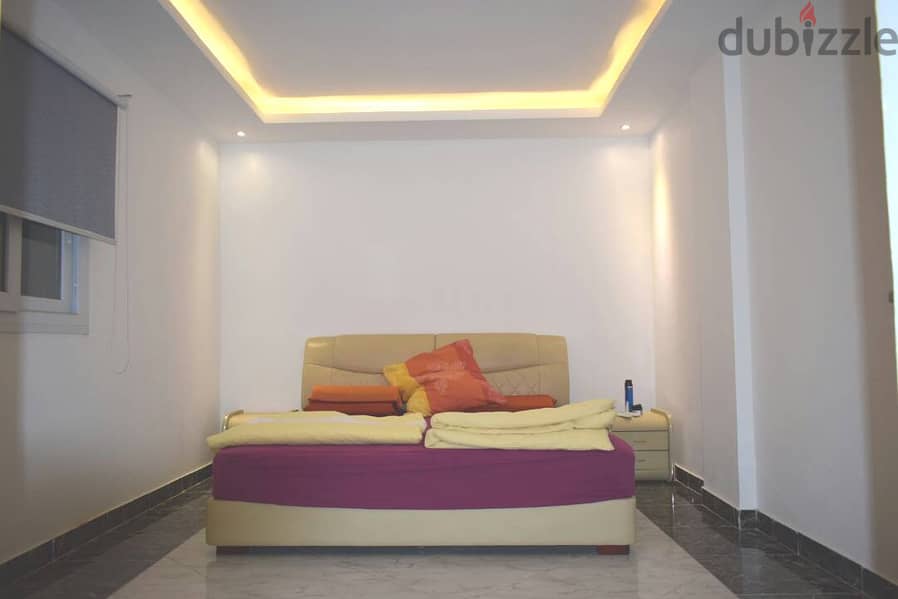 دوبلكس فاخر مفروش بحمام سباحة بالتجمع Luxury Duplex Rent 54,000 & Poo 15