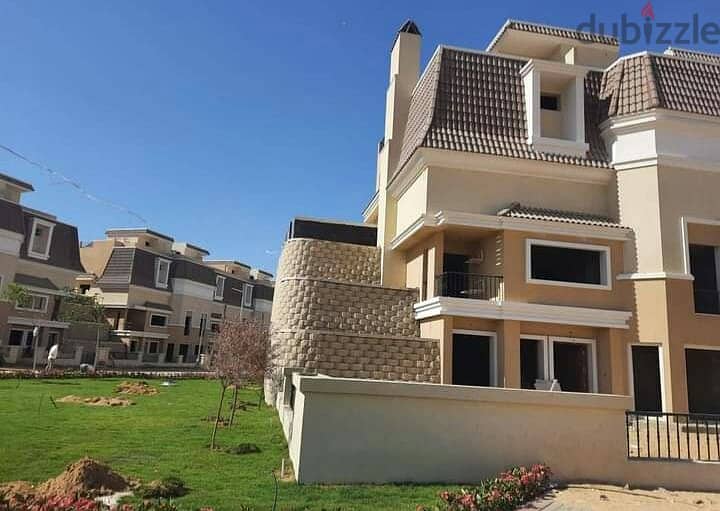 S villa for sale with garden in Saray, New Cairo 1