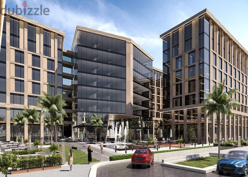 A very special office for sale in the Administrative Capital, in the heart of the financial district, the banking district, Sector 1 project, a distin 5