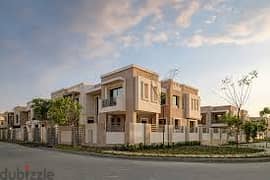 Quatro Villa in Origami Golf "View Landscape" in Taj City New Cairo Compound, 5% down payment Delivery 4 years and  Installments up to 8 years