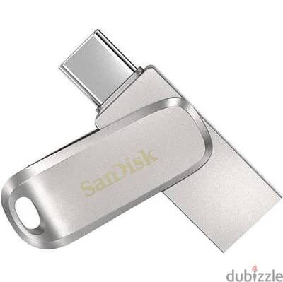 بسعر خيالي فلاش ميموري SanDisk Luxe Type C سعه 256 جيجا بايت بمخرجين