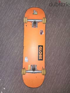 Globe skateboard neon orange 8.125"