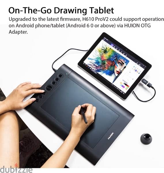 Huion H610 pro V2 drawing tablet 2