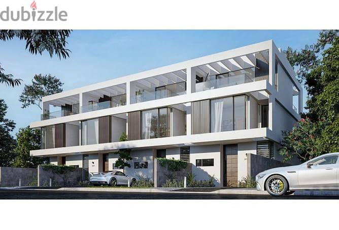 Duplex for sale with garden 210m Next to Hyde Park New Cairo دوبلكس للبيع 210م امام هايد بارك التجمع الخامس باقساط 7 سنوات 1
