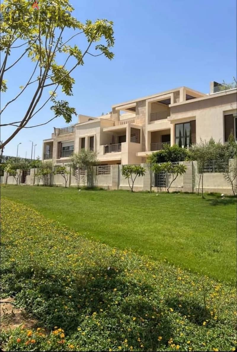 Stand alone villa with garden for sale 160m in new cairo 1(taj city compound) 5