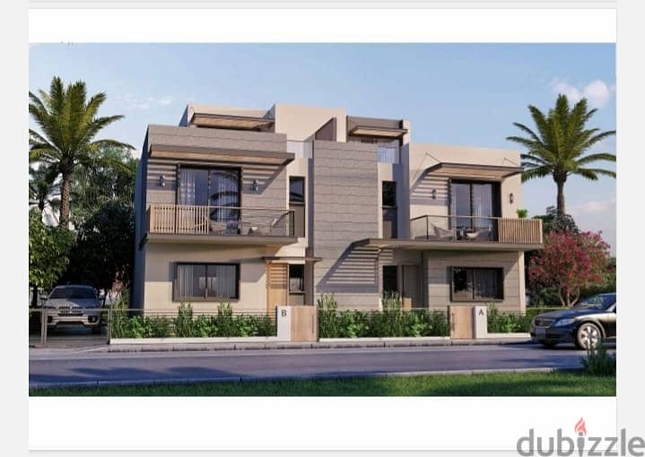 Townhouse for sale 396 m with swimming pool in Golf View in the heart of Sheikh Zayed next to Al Gezira Club in installments over 8years 5