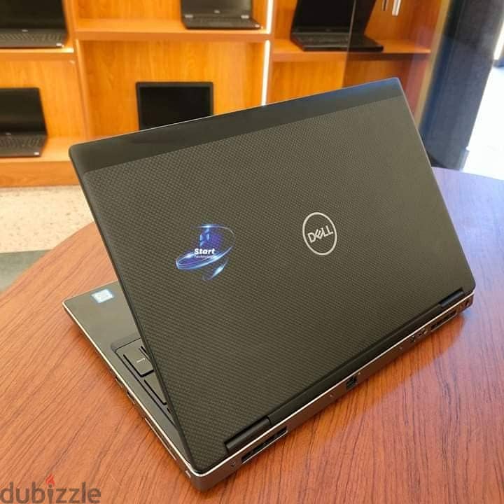 laptop dell precision 7520 core i7 جيل سادس فئهhq وكارت شاشه 4 جيجا 4