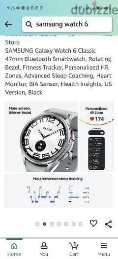 Samsung 6 watch newest model 47mm 0