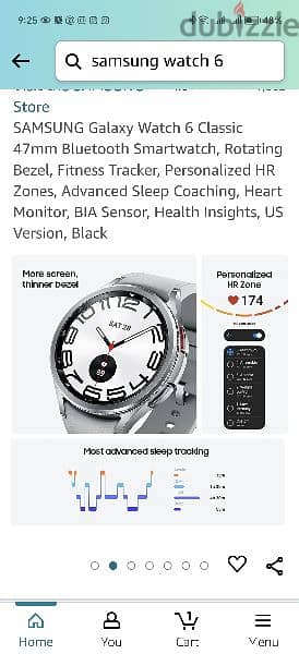 Samsung 6 watch newest model 47mm 4