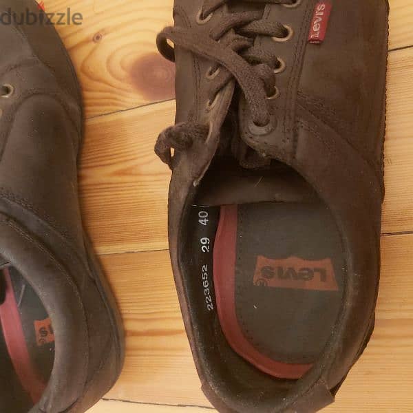 Levis shoes men size 40 used once 2