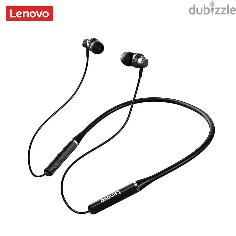 Lenovo HE05X In-Ear Wireless Earphone With Microphone - Black 0