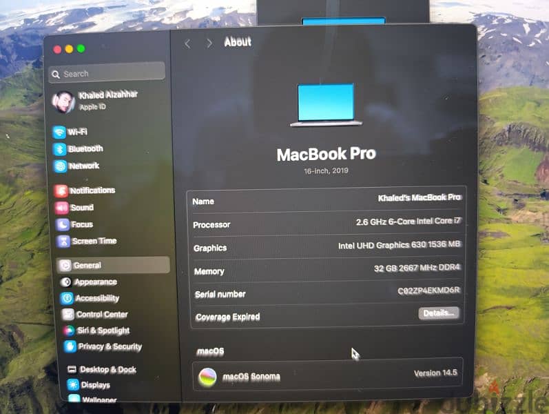 MacBook pro 16" 2019 5