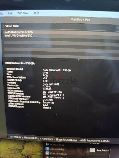 MacBook pro 16" 2019 8