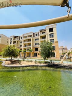 Resale studio, complete installments, for sale in Sarai Compound, New Cairo, 69 sqm, with a 117 sqm garden, on a view garden and lakes, Elan stage, ne 0