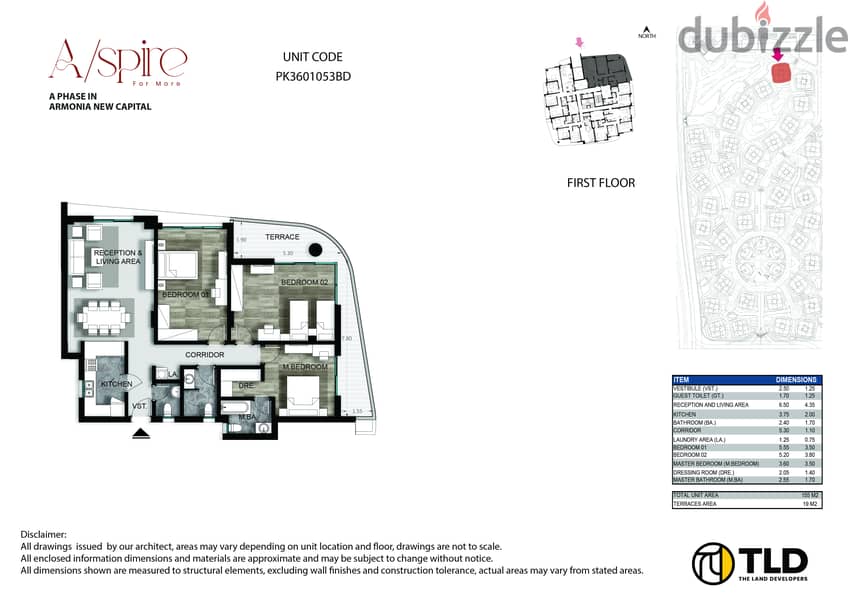 174m²  Dream Apartment in Armonia New Capital by TLD- The Land Developers' Prime Phase - A/spire! New Capital Oasis Awaits 4