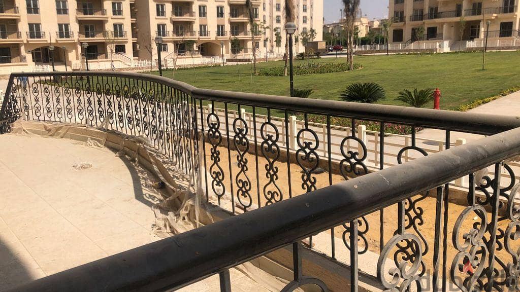 Available apartment for ownership in Al-Rehab City, View Garden, the most prestigious area of ​​Al-Rehab, ground floor with garden 12