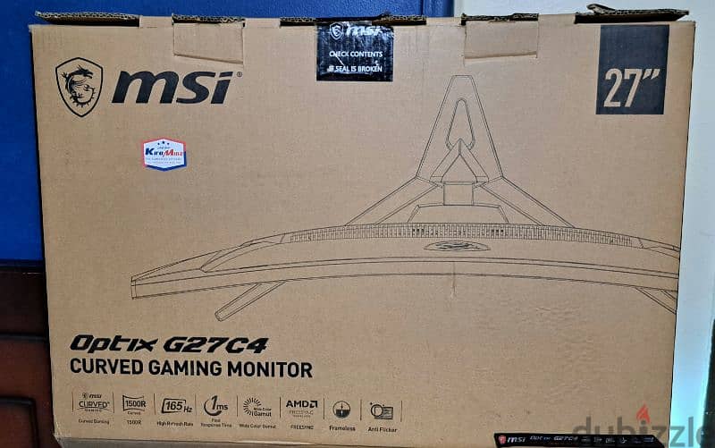 Curved Gaming Monitor MSI G27C4 FHD 5