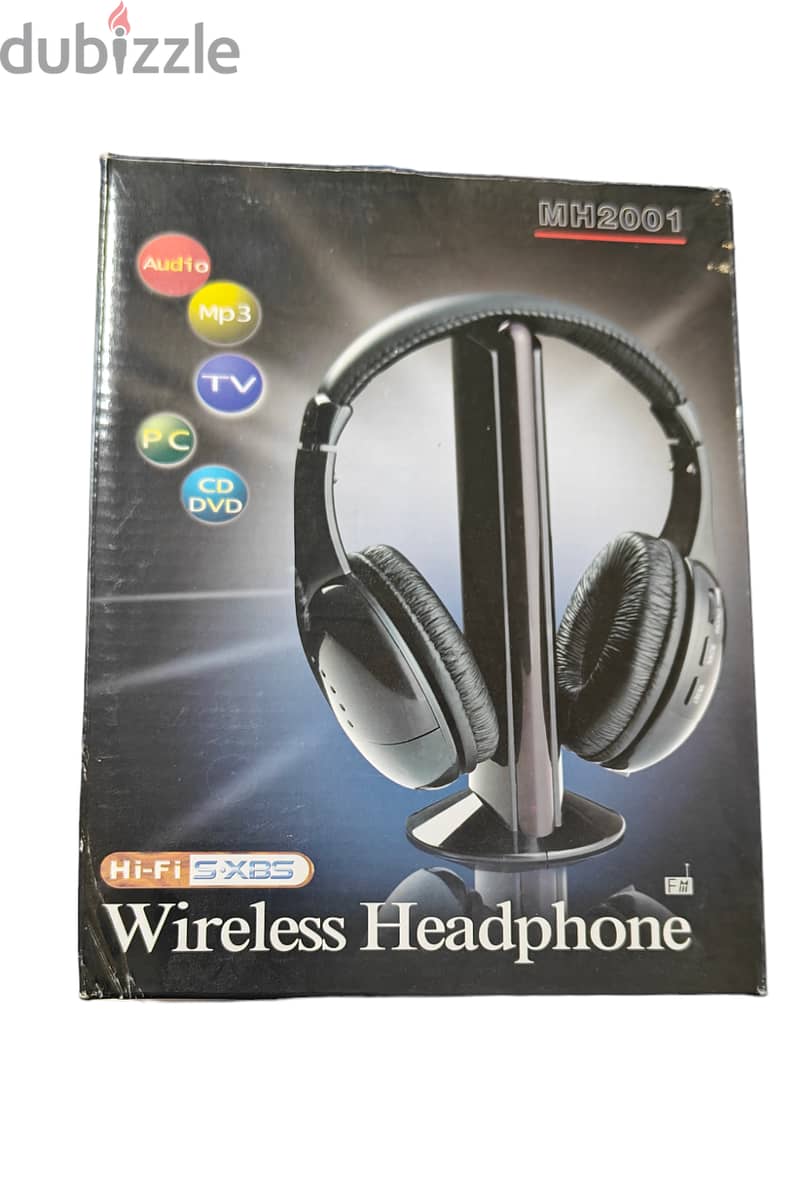 5 In 1 Wireless Headset - سماعة اذن لاسلكية للالعاب او التلفاز 5 في 1 3