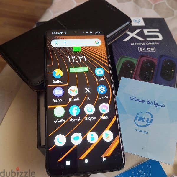 موبايل ماركة ( IKU. ) ++ 4GB++ 64 GB**استخدام شهرين 5