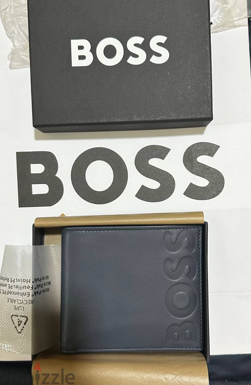 Boss wallet New collection Navy blue 0