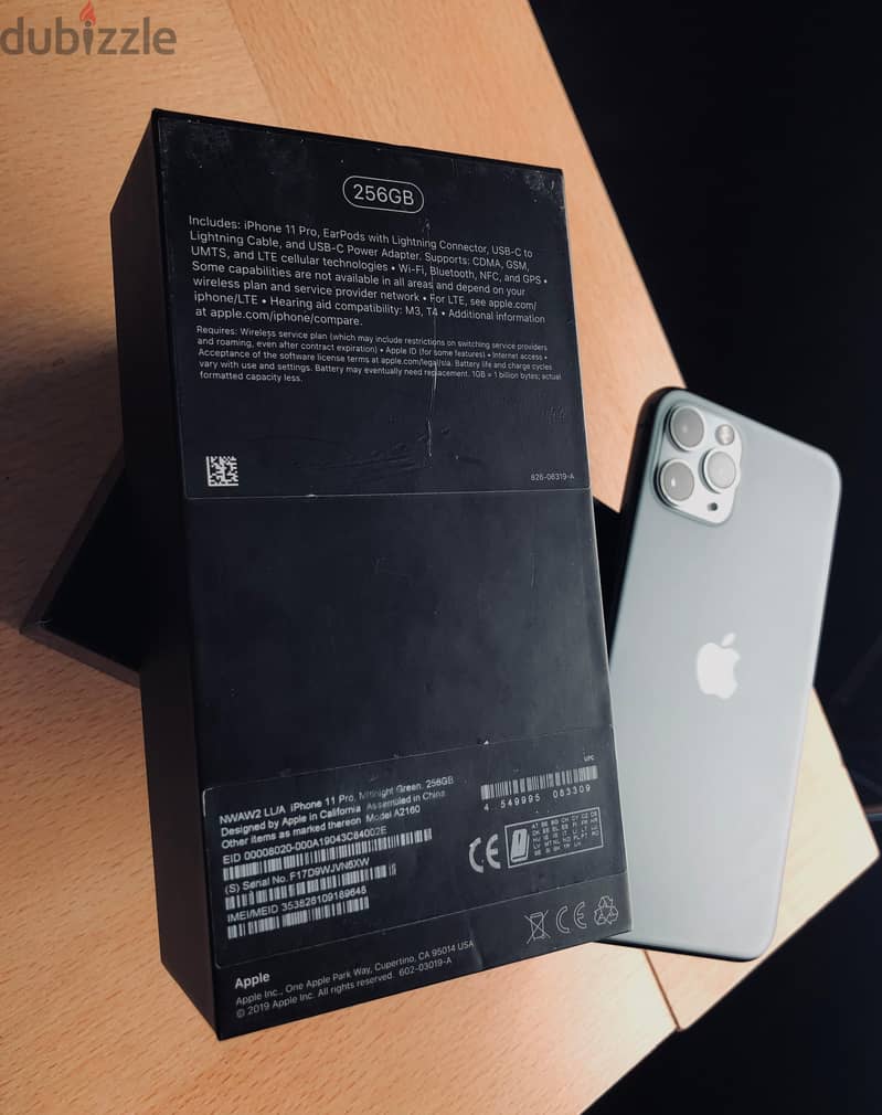 عرض اليوم iphone 11pro 256GB كسر زيرو بضمان وفاتورة معتمدة 0