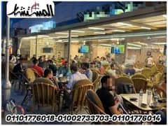 للايجار كافي شوب 220م مفروش وشغال موقع تجاري جدا شارع العروبه الهرم