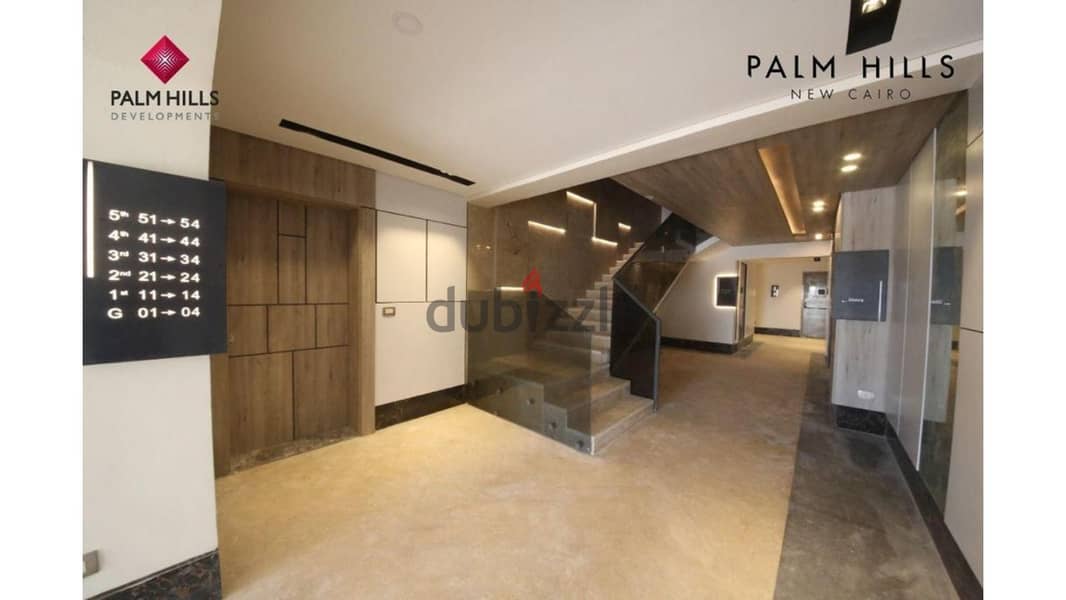 Apartment for sale in Palm hills new cairo Delivered  بالم هيلز القاهرة الجديدة 12