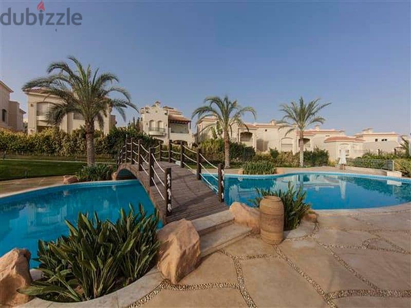 ready to move ,stand alone villa for sale in el shrouk city ,new cairo ,la vista patio prime very prime locaton , lakes view 8
