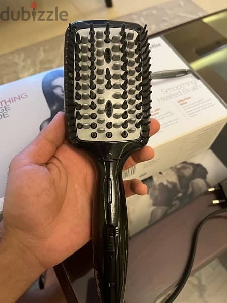 Babyliss Heated Brush 3D Liss Brush With Ionic Technology Black 3