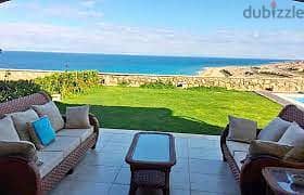 ground chalet with garden 2bedrooms for sale in telal ain sokhna wall by wall with la vista sokhna - sandy beach sea view+fully finished over 7 year