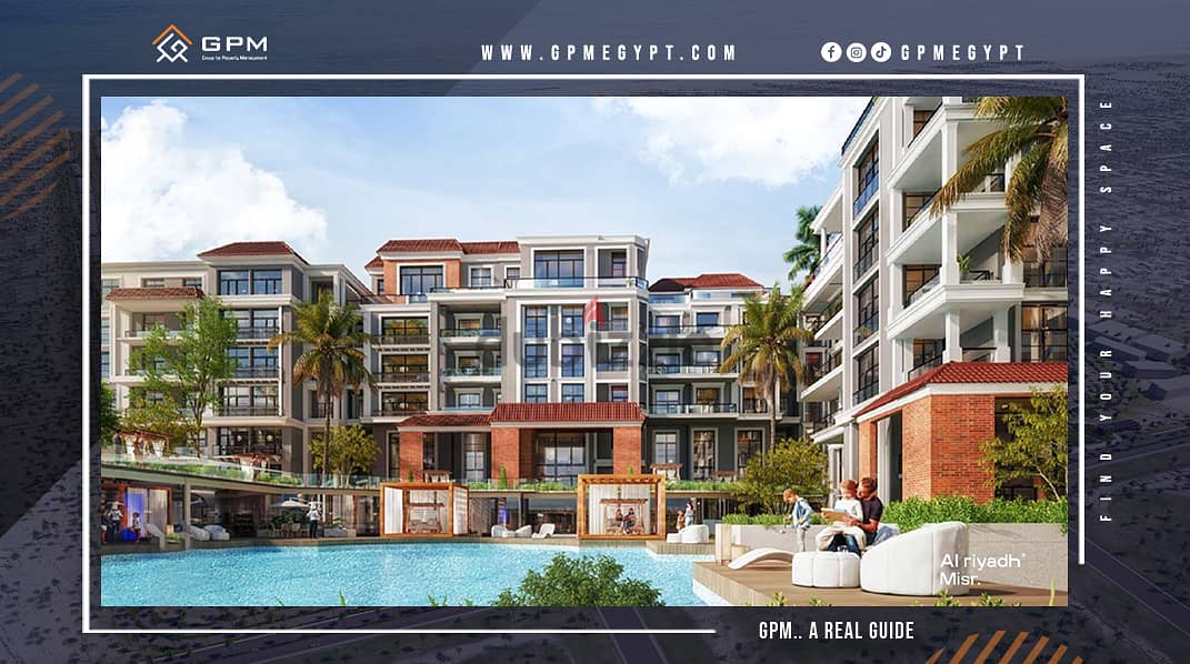 Hot Deal!! Apartment 125m for sale in Peerage Compound New Cairo with installments شقة للبيع فى بيراج التجمع الخامس 0