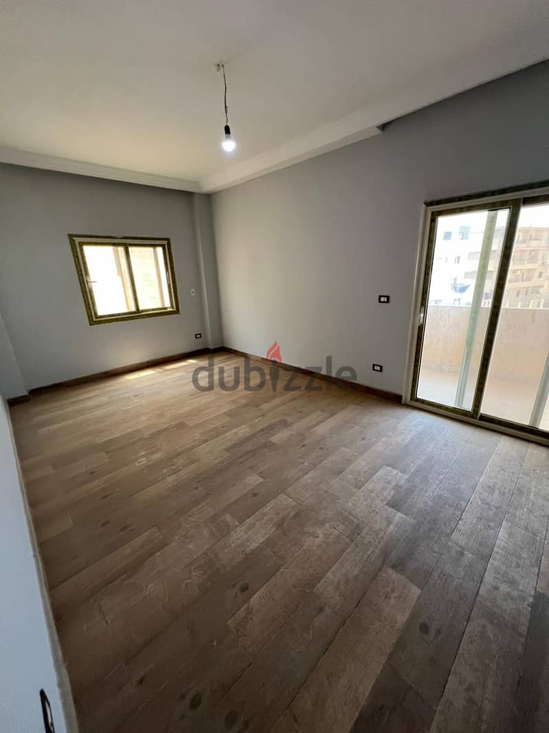Apartment for residential or administrative rent in the National Defense Villas near Mohamed Naguib Axis and Al Diyar Compound  First residence 3